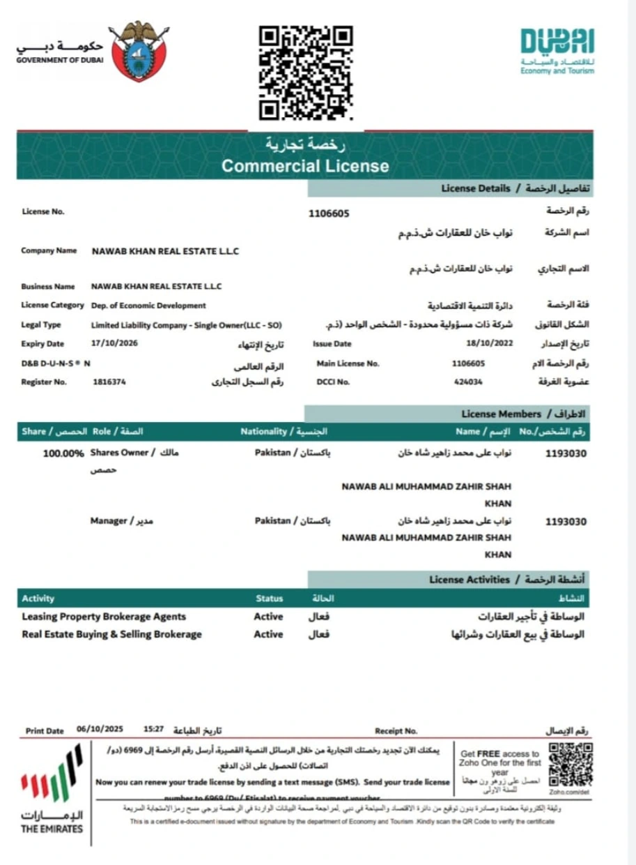 Supplied commercial licence 1106605